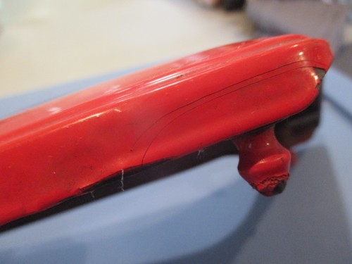 Kawasaki OEM Luminous Red Right Side Cover 1982-1983 KZ750 36001-1136-E2 - Picture 7 of 14