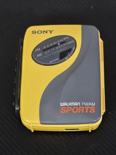 Vintage Sony Walkman Sports WM-SFX30 Cassette player- Tested And Working, Clean!