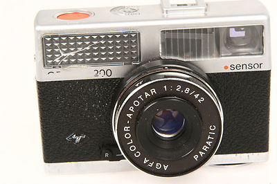 Appareil Photo Ancien Agfa Optima 200 Sensor Color-Apotar - Allemand Avec étui