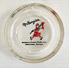 McKenzie's Southern Frozen Foods Montezuma Georgia Advertising Ashtray Vintage