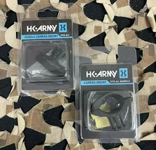 NEW HK Army Action Sports Goggle/Barrel Camera Mount Package-2 Mounts-Blk/Blk