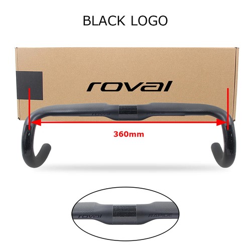 Manubrio bici strada ghiaia leggero 360-420mm opaco completamente cavi interni - Foto 26 di 26