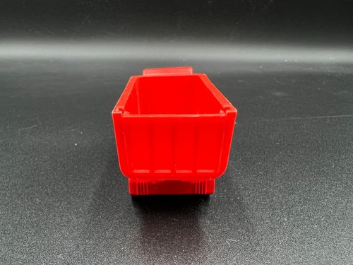 Hot Wheels Peterbilt Dump Truck Red 7Sp Wheels 90s Blue Card #100 Dull Base - Picture 3 of 4