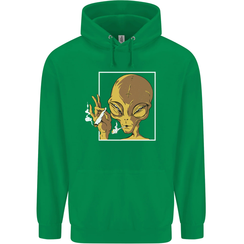 An Alien Smoking Weed Childrens Kids Hoodie - Picture 46 of 84