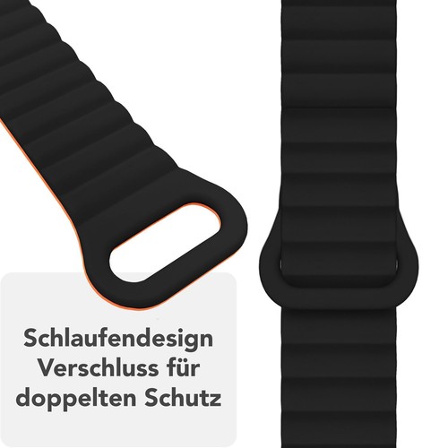 Magnetyczna silikonowa bransoletka do Apple Watch Ultra SE 10 9 8 7 6 5 4 3 1, 42-49mm - Zdjęcie 63 z 127