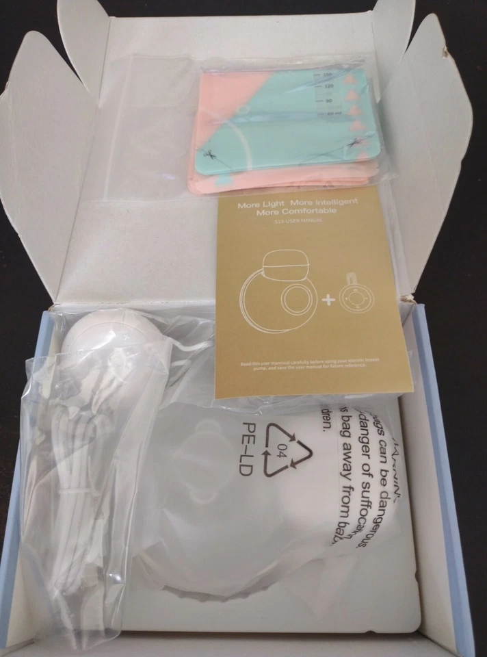 Breast Pump S13-R Wearable Single Electric Smart Silent Hands Free 5 Levels NIB - Image 3 of 4