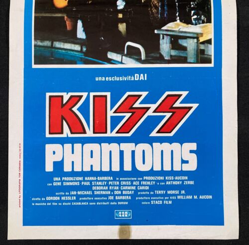 KISS PHANTOMS poster italiano Simmons Stanley incontra il fantasma del parco 1978 E1 - Foto 3 di 4