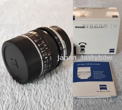 Carl Zeiss BIOGON T * 28mm f2.8 ZM Lens BLACK Leica M mount Manual Focus New - Picture 2 of 10