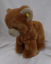 Steiff Plush Teddybear Standing On All Fours Brown Teddy Bear Ear Flag  Button