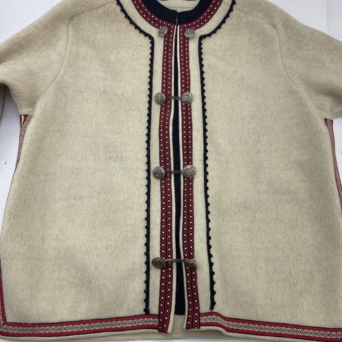 Vintage Wool Aztec Handmade Cardigan No Brand Size 44 Women's Great Condition - Picture 3 of 12