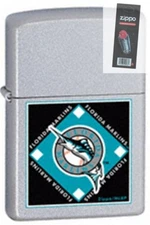 Zippo 22675 mlb florida marlins Lighter + FLINT PACK