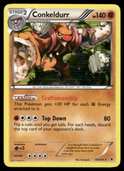 Conkeldurr 64/101 Noble Victories Holo Rare