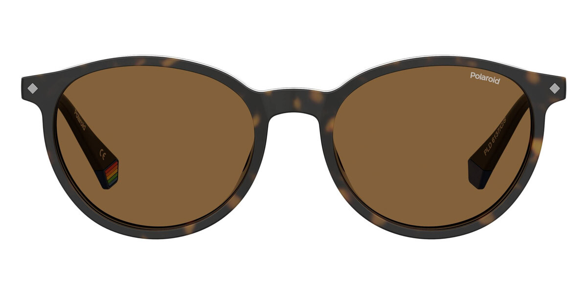 Polaroid 6137/cs Unisex Dark Havana Oval 52mm Sunglasses New Authentic