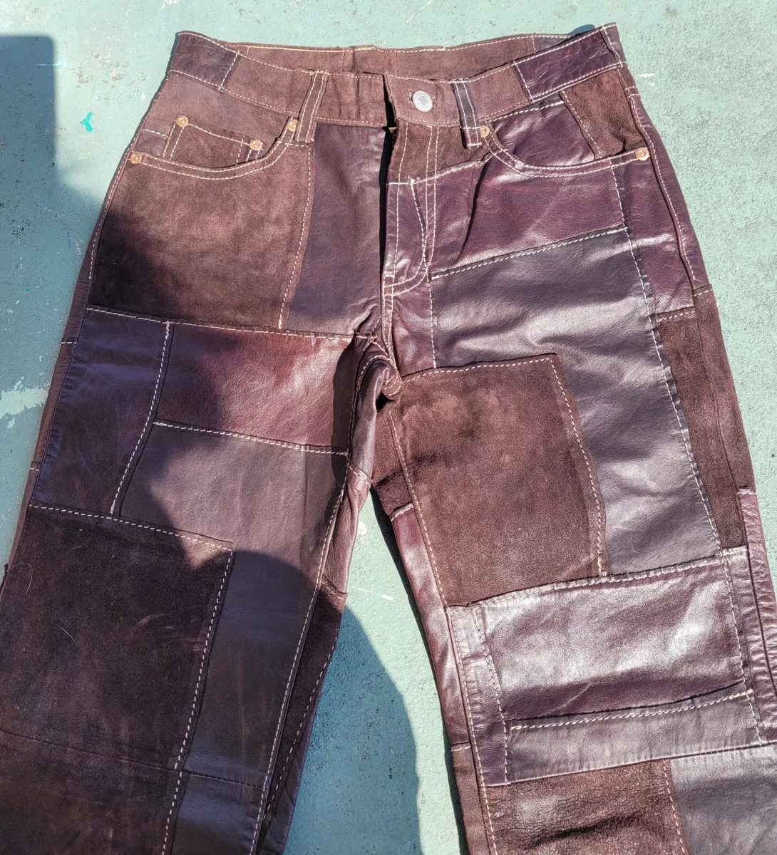 Lucky brand leather best sale pants