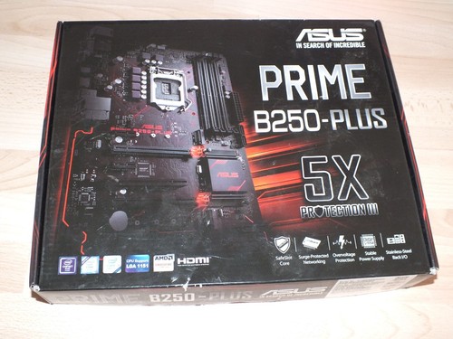 CARTE MERE MOTHERBOARD ASUS PRIME B250-PLUS - EN BOITE - BOXED - Etat neuf