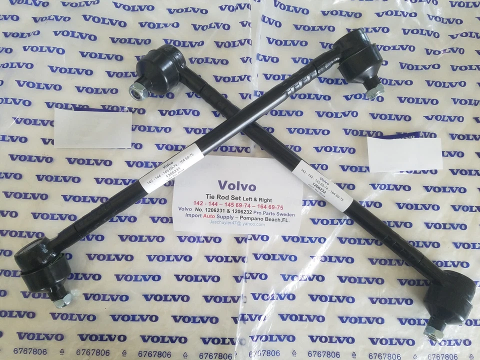 Barra de amarre de dirección lateral izquierda y derecha Volvo 142 -144 -145 69-74 -164 69-75   Foto 2 de 3