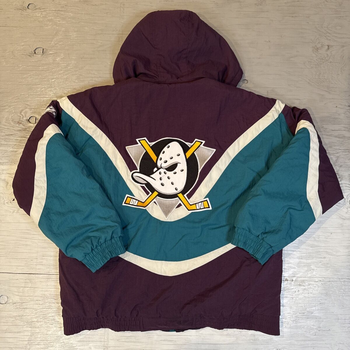 Vintage 90s NHL Apex Anaheim Mighty Ducks Full Zip Hooded Vintage 90s NHL Apex Anaheim Mighty Ducks Full Zip Hooded