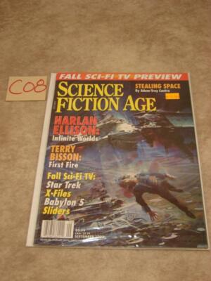 C08M VINTAGE SCIENCE FICTION AGE MAGAZINE SEPTEMBER 1998 FALL SCI-FI TV PREVIEW