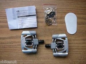 Silver Clipless Bike DH Pedals /& Cleats Bros Crank Brothers Mallet 2 Raw