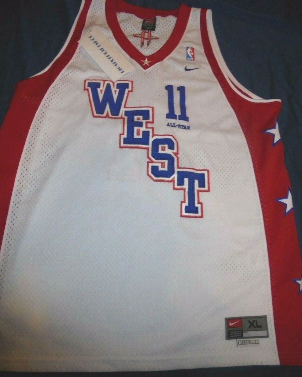 Vintage Nike Houston Rockets Yao Ming 11 NBA 2004 All Star Game