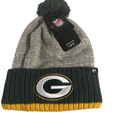 Green Bay Packers Knit Winter Hat Beanie 47 Cap Sideline NFL NWT