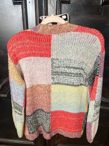 Treasure & Bond Color Patch Cardigan Girls 10/12 NWT Ladies Small - Picture 5 of 5