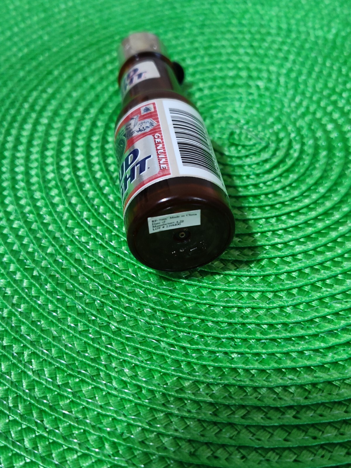 Vintage Bud Light Bottle Butane Lighter Bottle (Needs Refill) D6