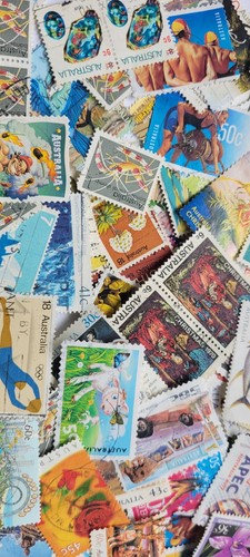 1000+ Bulk Australian Used OFF PAPER Stamps Kiloware 30% DISCOUNT for 2 or more! - Picture 19 of 24