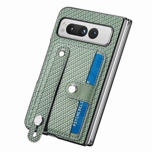 Funda Plegable para Google Pixel Portatarjetas de Crédito Cuero Correa de Muñeca Protectora - Imagen 47 de 52