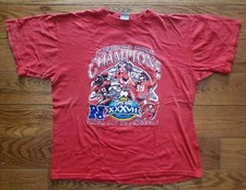Vintage Tampa Bay Buccaneers Super Bowl XXXVII Champions T-Shirt Size Large Sapp