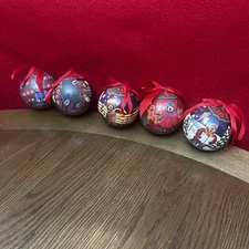 Vintage A Beary Christmas 11 Bear Christmas Ornaments 1995 C&F Enterprised