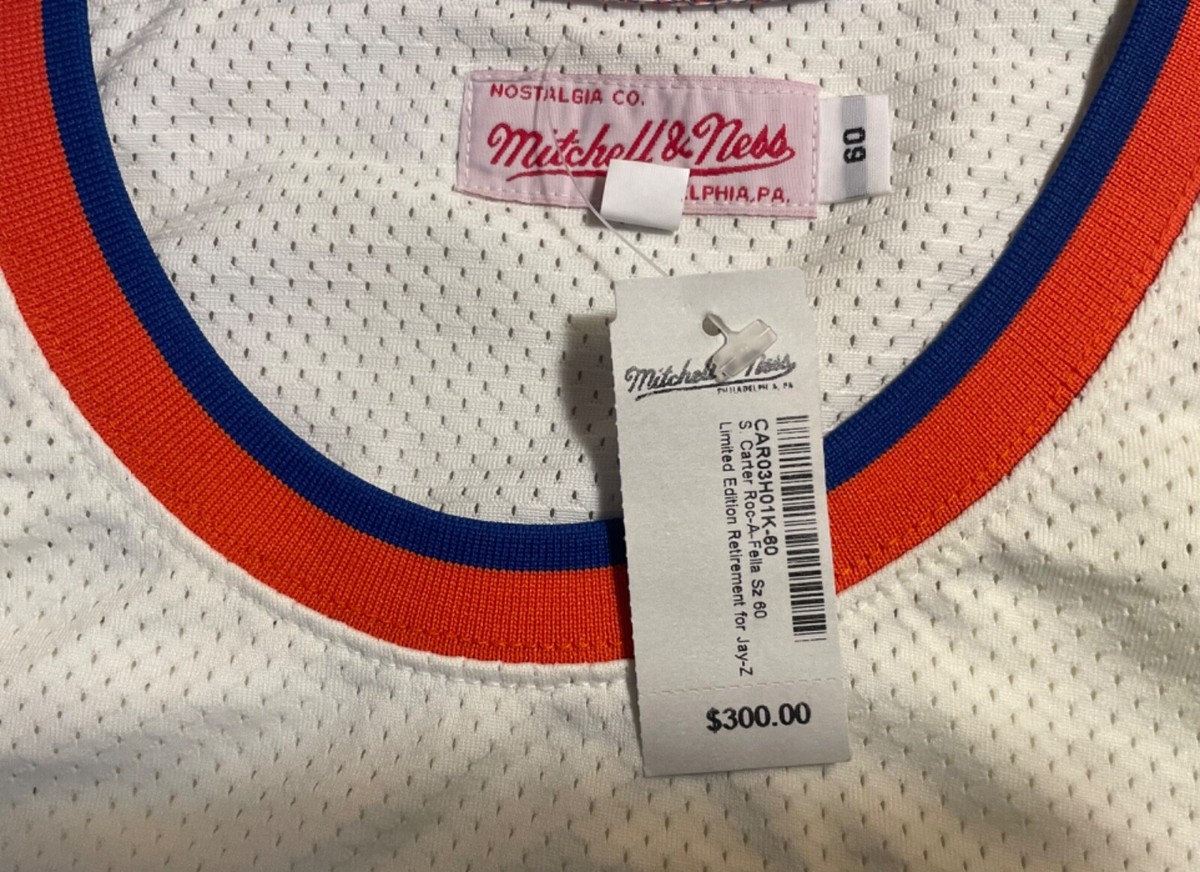 Mitchell & Ness Jay-Z Retirement Jersey Roc-A-Fella Sz60 Mitchell & Ness Jay-Z Retirement Jersey Roc-A-Fella Sz60