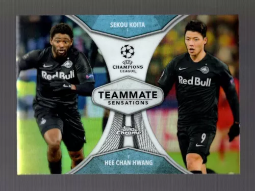 2019-20 TOPPS UCL TEAMATE SENSATIONS SEKOU KOITA HEE CHAN HWANG FC SALZBURG