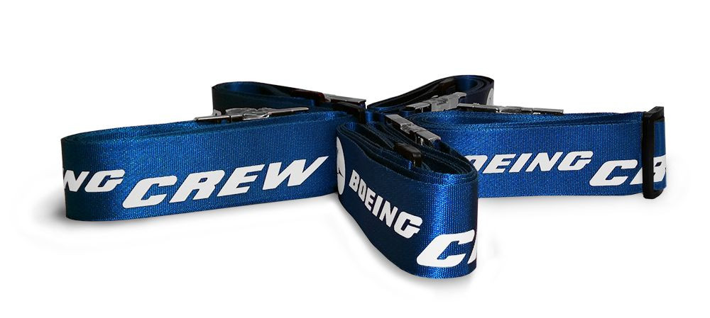 Boeing Crew Luggage Straps