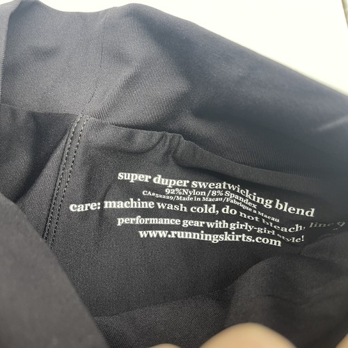 Runningskirts Black Athletic Mini Skirt With Shorts Women’s Small New - Picture 4 of 9