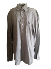 Chemise Homme Pied de Poule gris & blanc H&M taille M Eu