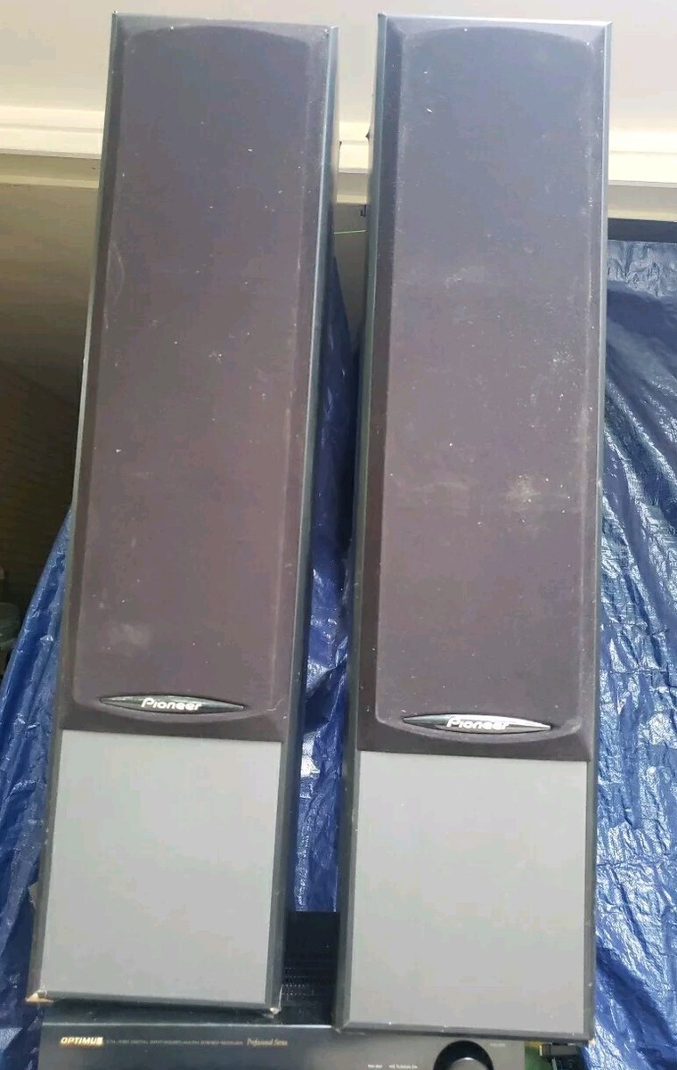 2 VINTAGE PIONEER S H-452F-K 3-WAY 3 SPEAKER SYSTEM. 8ohms 160w