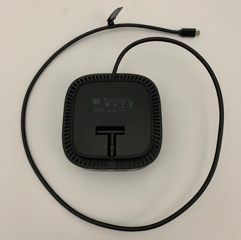 HP HSN-IX02 L75125-001 USB-C Dock G5 Universal Docking Station + 120w AC Adapter - Image 3 of 4