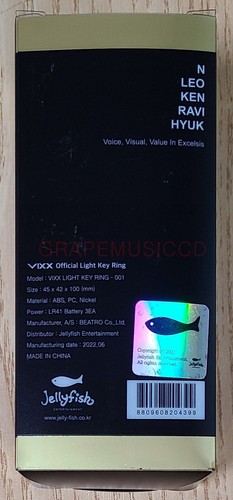 VIXX 10TH ANNIVERSARY STARLIGHT NIGHT GOODS OFFICIAL LIGHT KEYRING NEW - Picture 3 of 6