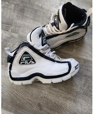 Fila 96 KIDS SIZE 4 Grant Hill 2 Sneakers White Navy Blue
