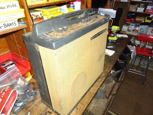 Vintage Magnatone Estey Custom M10 Amplifier - Incomplete - Parts Missing -AS-IS - Picture 4 of 18
