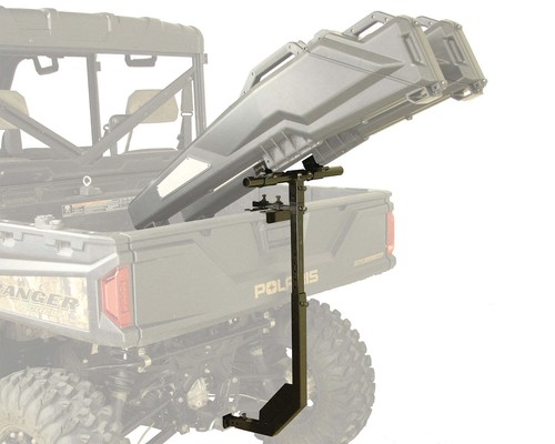 Universal UTV Gun Rifle Holder Hard Case Padded Hitch Mount 2 Cases Bobcat UTV - Picture 2 of 10