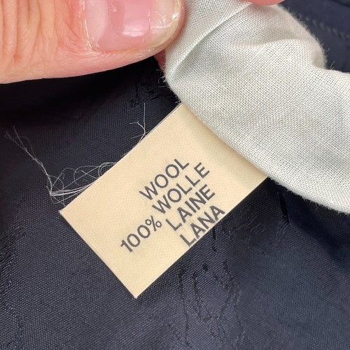 Vintage Brioni Blazer Sports Coat Men 39R Navy Striped Wool DoubleBreasted Italy - Picture 13 of 13
