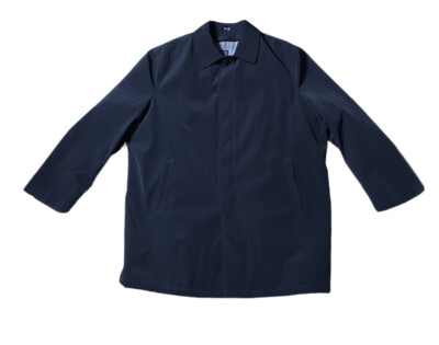 Preowned- Ike Behar Button Front Removable Lining Waterproof Top Coat Mens (XL)
