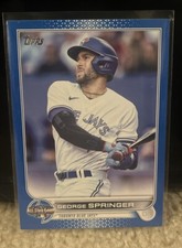 2022 Topps Update All Star Game Blue Parallel #ASG-23 George Springer Blue Jays