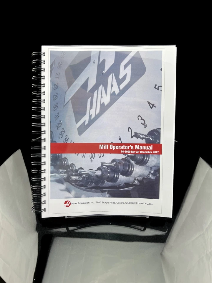 Haas Milling Machine 96-8000 Operators Manual Instructions 2012 - 314 PAGES - - Image 2 of 4