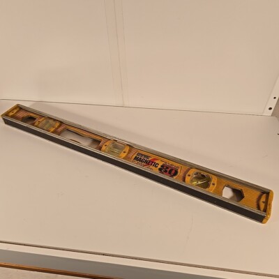 Vtg Empire 581-24 24'' Magnetic Aluminum  Level Yellow 80 Year Anniversary 1999