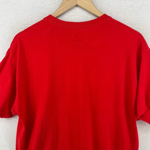WISCONSIN Shirt Mens L University Madison Badgers Wisco Short Sleeve Red - Picture 5 of 12