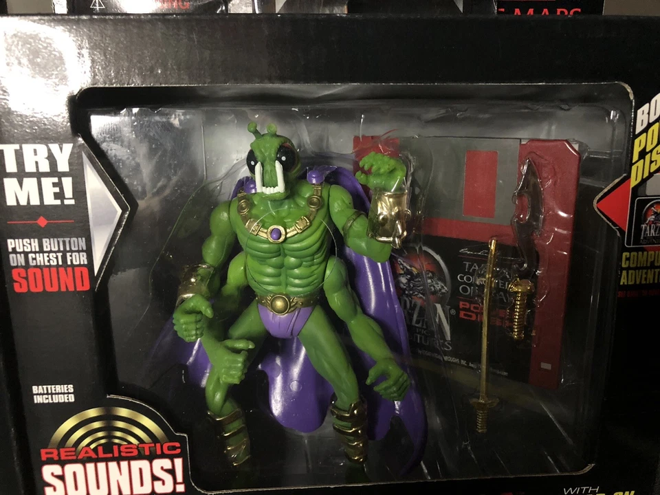 Lote de figuras de acción de colección Tarzán The Epic Adventures City of Gold Foto 4 de 4