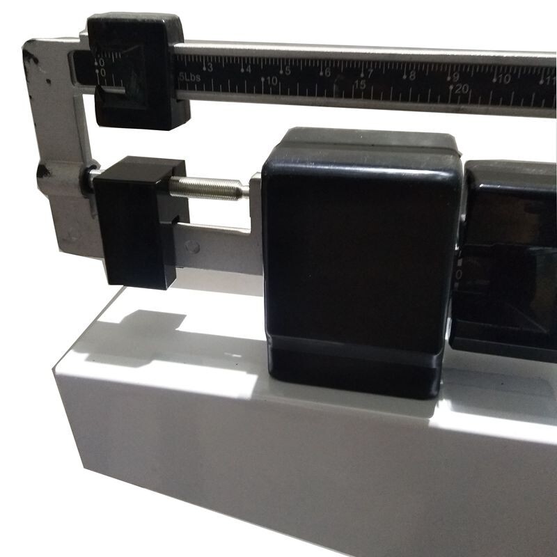 Double Scale Height & Weight Scale Pull Rod Physician Mechanical Scale ...